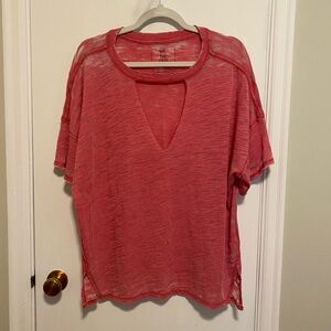 Free People Jordan Burnout Tee